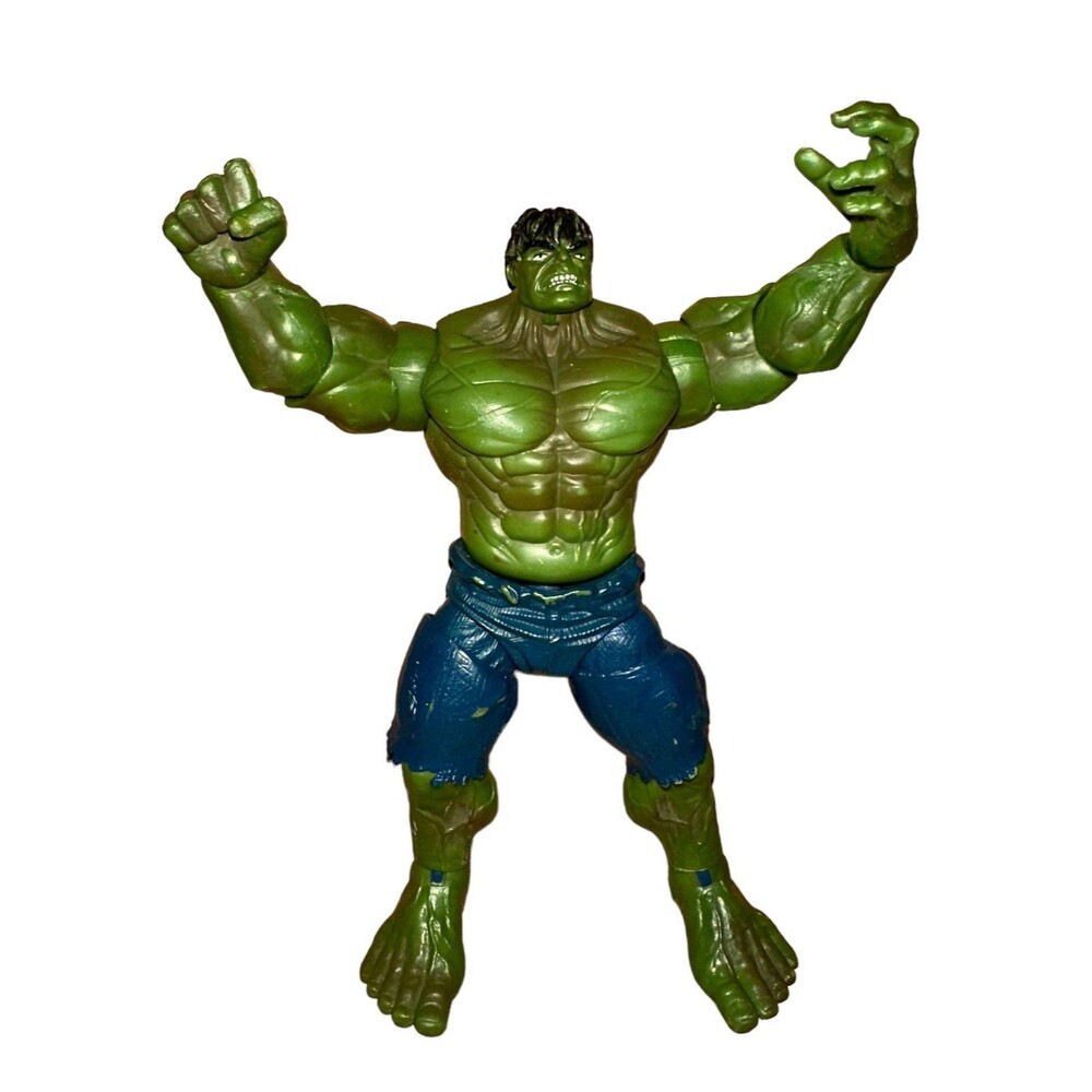 Marvel The Incredible Hulk Movie 6" Action Figure Hasbro 2007 Hulk Blue Jeans